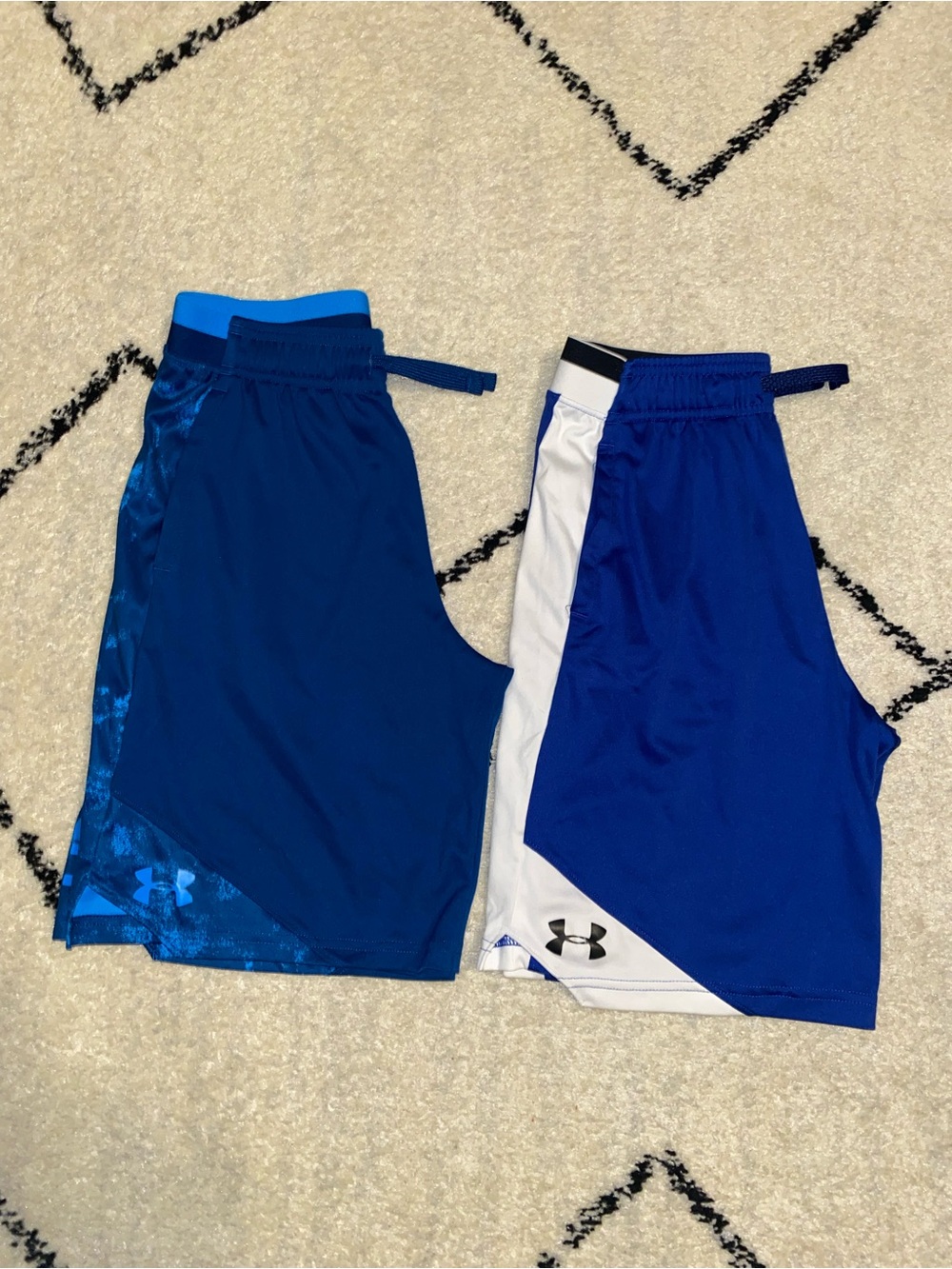 Under Armour Boys Blue Athletic Shorts - 2 Pack